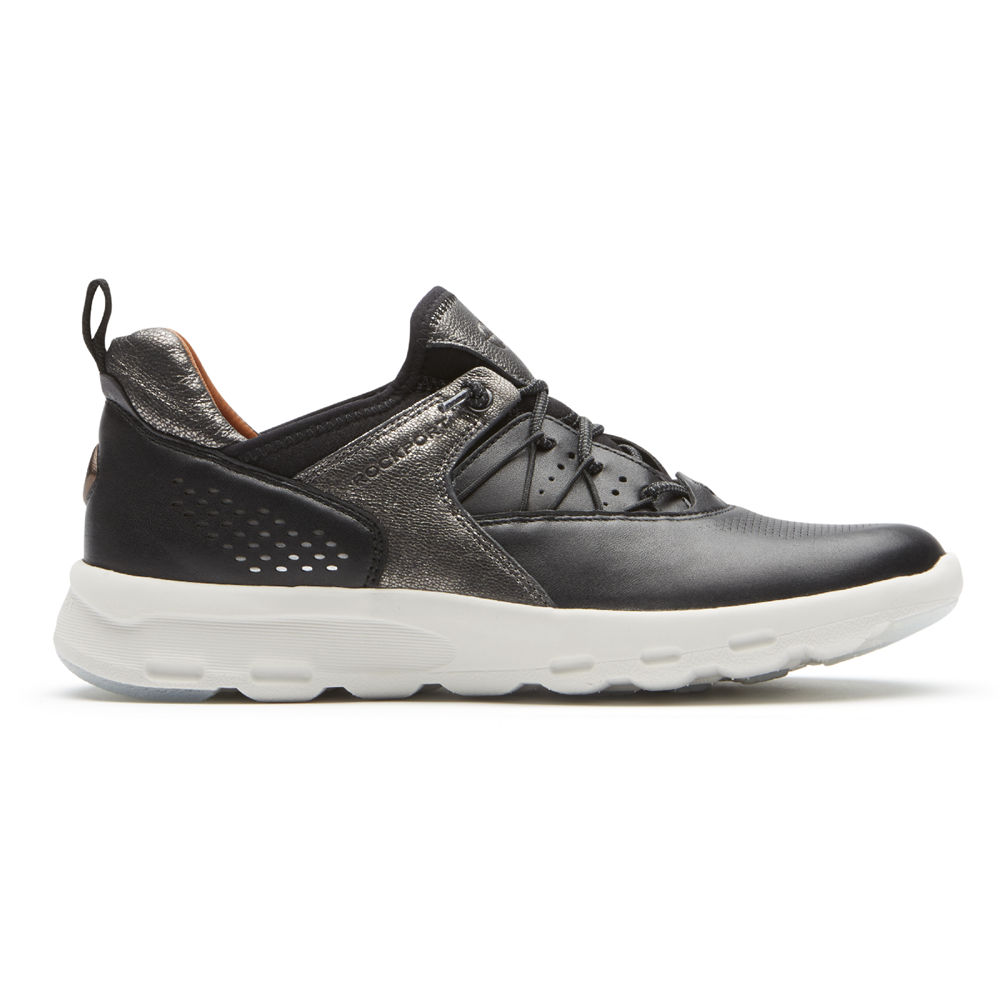 Rockport Joggesko Dame Svart - Walk Bungee - GQWI18475